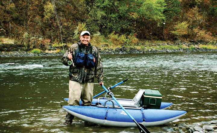 Inflatable Belly boat fly fishing boat